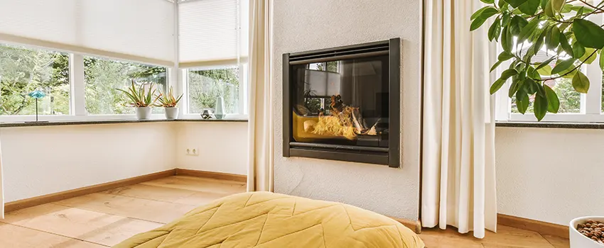 Residential Fireplace Ceramic Glass Installation in Harrison, NY