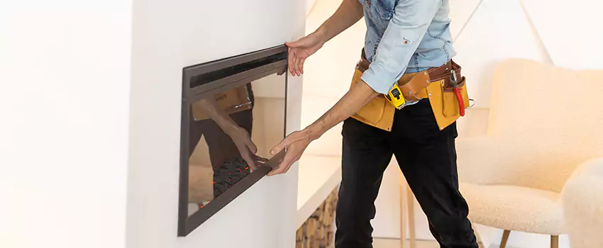 Metal Fireplace Installation in Harrison, New York