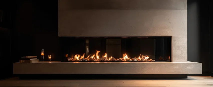Gas Fireplace Ember Bed Design Services in Harrison, New York
