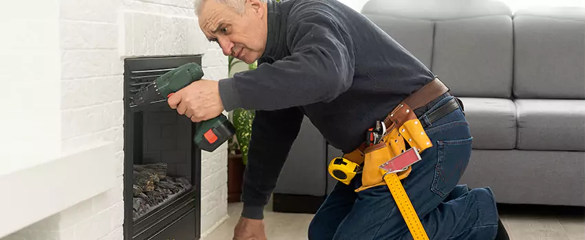 New Indoor Fireplace Installation in Harrison, New York