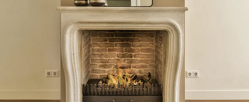 Vintage-style Fireplace Redesign in Harrison, New York