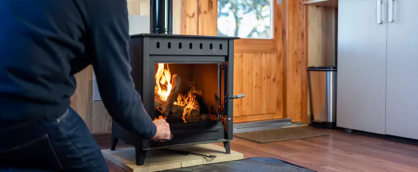 Open Hearth Wood Fireplace Installation in Harrison, NY
