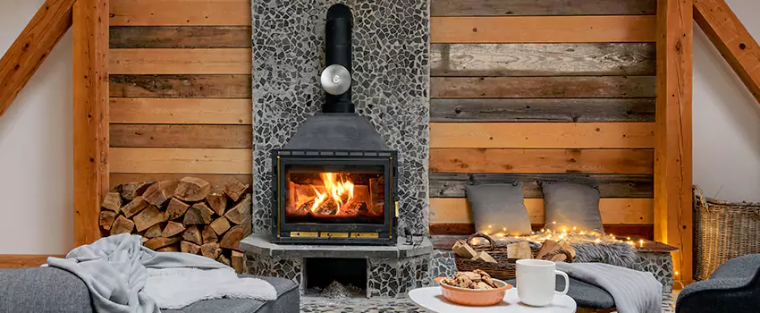 Thelin Hearth Products Direct Vent Gas Stove Fireplace Inspection in Harrison, New York